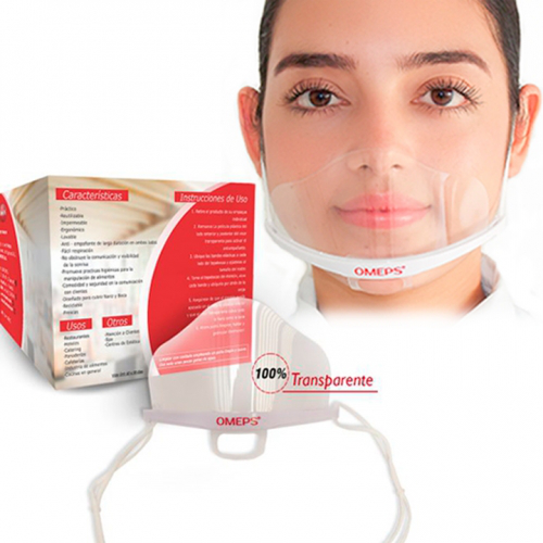 Tapabocas Plástico Antiempañante